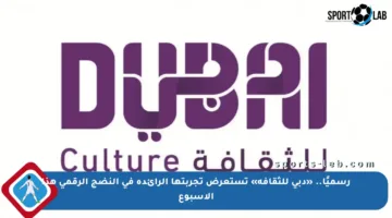 رسميًا.. «دبي للثقافة» تستعرض تجربتها الرائدة في النضج الرقمي هذا الأسبوع